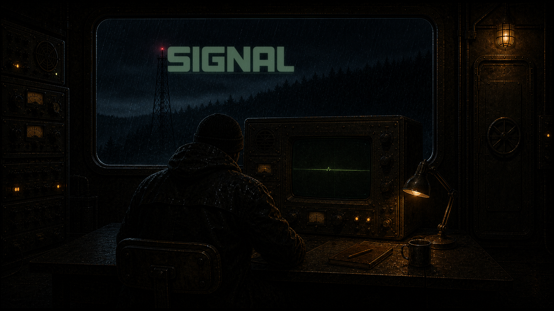 SIGNAL operator station during a night shift